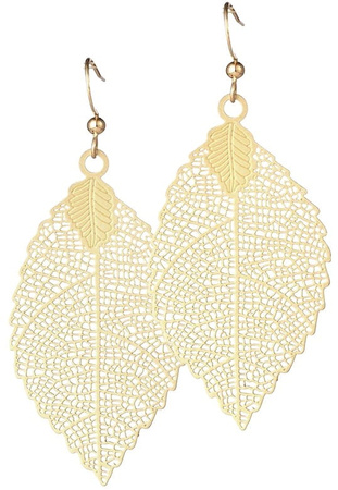 Dámské náušnice s kapkou vody Drop leaves